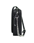 Michael Kors Jet Set Large East West Black Saffiano Leather Crossbody Handbag