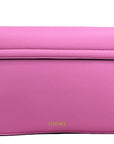 Versace La Medusa Pink Leather Shoulder Crossbody Bag Purse