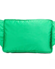Versace Small Bright Green Nylon Matte Medusa Belt Bag Waist Fanny Pack Purse
