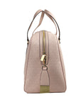 Michael Kors Travel Extra Large Powder Blush PVC Top Zip Weekender Luggage Bag