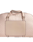 Michael Kors Travel Extra Large Powder Blush PVC Top Zip Weekender Luggage Bag