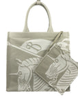 Burberry EKD Canvas Tote Bag With Coin Pouch
