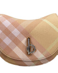 Burberry Mini Check Rocking Horse Crossbody Bag Purse
