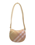 Burberry Mini Check Rocking Horse Crossbody Bag Purse