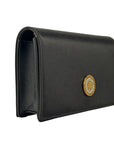 Versace Mini Chain Black Crossbody Wallet Bag