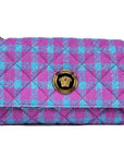 Versace Wool Lurex Medium Shoulder Crossbody Bag