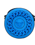 Versace Round Disco Leather Camera Case Crossbody Bag
