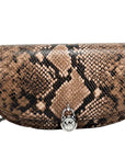 Michael Kors Mila Small Snakeskin Messenger Crossbody Bag