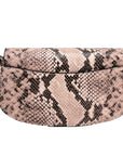 Michael Kors Mila Small Snakeskin Messenger Crossbody Bag