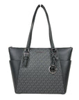 Michael Kors Charlotte Leather Top Zip Tote Bag