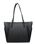 Michael Kors Charlotte Leather Top Zip Tote Bag