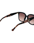 Carolina Herrera Black Acetate Sunglasses