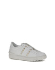 Valentino Garavani White Calf Leather Bos Taurus Sneakers