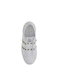 Valentino Garavani White Calf Leather Bos Taurus Sneakers
