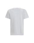 Ganni White Cotton T-Shirt