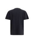 Ganni Black Cotton T-Shirt