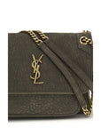 Saint Laurent Gray Lamb Ovis Aries Aries Shoulder Bag