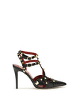 Valentino Garavani Black Goatskin High Heel Pumps