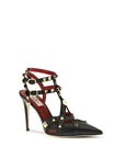 Valentino Garavani Black Goatskin High Heel Pumps