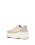 Chloé Beige Calf Leather Bos Taurus Platform Sneakers