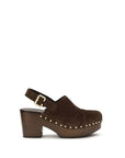 Chloé Brown Calf Leather Bos Taurus Clogs