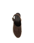 Chloé Brown Calf Leather Bos Taurus Clogs