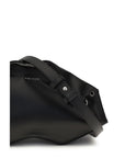 Alexander McQueen Black Calf Leather Bos Taurus Clutch Bag