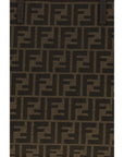 Fendi Brown Fabric Shoulder Bag