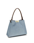 Fendi Blue Cotton Handbag
