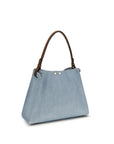 Fendi Blue Cotton Handbag