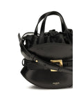 Balmain Black Calf Leather Bos Taurus Shoulder Bag