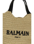Balmain Beige Viscose Shoulder Bag