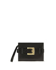 Balmain Black Lamb Ovis Aries Aries Clutch Bag