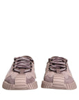 Dolce & Gabbana Pink Lace NS1 Low Top Sneaker Sports Shoes