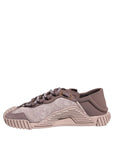Dolce & Gabbana Pink Lace NS1 Low Top Sneaker Sports Shoes