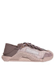 Dolce & Gabbana Pink Lace NS1 Low Top Sneaker Sports Shoes