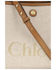 Chloé Beige Fabric Handbag