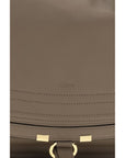 Chloé Beige Calf Leather Bos Taurus Shoulder Bag