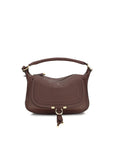 Chloé Bordeaux Calf Leather Bos Taurus Shoulder Bag