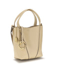 Chloé Beige Calf Leather Bos Taurus Shoulder Bag