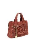 Chloé Multicolor Raffia Shoulder Bag