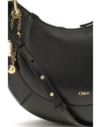 Chloé Black Calf Leather Bos Taurus Shoulder Bag