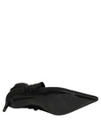 Dolce & Gabbana Black Stretch Socks Heels Ankle Boots Shoes
