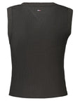 Tommy Hilfiger Black Cotton Women's Tank Top