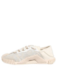 Dolce & Gabbana White Lace NS1 Low Top Sneaker Sports Shoes