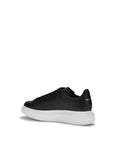Alexander McQueen Black Calf Leather Bos Taurus Platform Sneakers