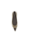 Gucci Beige Polyester Ballet Flats