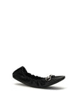Gucci Black Calf Leather Bos Taurus Ballet Flats