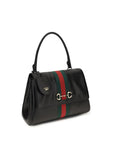 Gucci Black Calf Leather Bos Taurus Handbag