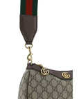 Gucci Brown Cotton Shoulder Bag